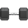 Гантель гексагональная UNIX FIT DBHEX20x2 обрезиненная 20 кг
